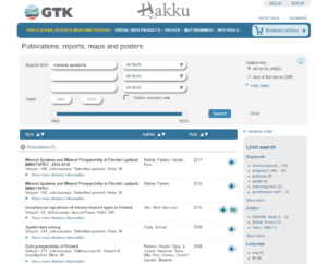 Hakku, Publications, reports, maps and posters